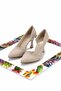 Matte Beige Satin Women's Classic Heeled Shoes K 01471060038 - 2