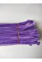 50 Pieces Dark Purple Chenille, Feathered Wire Suitable for Flower Making, 30 cm 6mm - 4