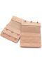 Women's Bra Hook Extender With Elastic 3-Hook, Black, White Beige Pack of 3, One Size - 2