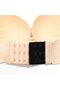Women's Bra Extender With Elastic 3-Hook, Black, White Beige Pack of 3, One Size - 2