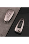 Ford Compatible Focus, Mondeo, Fiesta, Kuga, Transit, Tourneo, C Max, S Max, Galaxy, Ranger Titan Gray Tpu Key Case Cover (Gray)