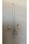 Necklace and Earring Set Baguette Style Stylish Set for Wedding and Daily Use Silver Color Xuping Quality