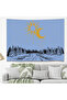 Moon Star Forest Tree Bohemian Wallcloth Carpet Wall Art Wall Decoration Chic Decorative Tapestry - 2