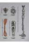 1 Single Tuğra Tassel Set – Natural Stone |   Epoxy Suitable for Rosary and Jewelry Making