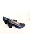 Genuine Leather Low Heeled Stewardess Shoes - 2
