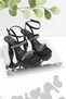 Matte Black Women's Evening Dress Shoes K05215400838 - 2