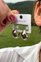 Drop Design Hoop Earrings