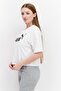 Women Sportswear Fit Short Sleeves Training Top, White - 4