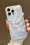 iPhone 14 Pro Case Shiny Hologram Butterfly Pattern Shock Absorbing Silicone with Camera Protection - 3