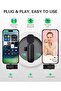 Gicorino Mini Microphone for iPhone Android Camera iPad USB-C, 4 in 1 Professional Wireless Lavalier - 8