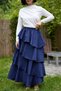 White Blouse with Pleated Shoulders - 4