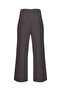 Gray High Waist Culotte Pants - 2