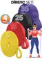 5+15+25+35 kg Set of 4 Barfiks Rubber Gym Resistance Band Training Muscle Building Band 4 Sizes