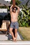 Quick Dry Pocket Patterned Men's Sea Shorts-25125