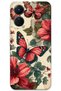 Vivo Y16 Compatible Butterfly Pattern Phone Case + Screen Protector - 5795