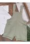 Baby Boy's Salopet with Palm Print with Pocket and Button Details - 2