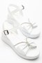 Women's Detailed Sandals 4.5 cm Heel - 3
