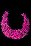Diamira Elegant Sparkling Bridal Tiara Fuchsia - 8