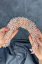 Diamira Elegant Sparkling Bridal Crown Salmon - 5