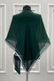 Green Chiffon Luxury Groom Shoulder Cover Shawl, Groomsman Soldier Cover, Simple Model