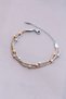 316L Anti-Tarnish Steel Silver Color Women's Bracelet with Ball Chain