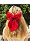 Satin Buckle with Red Bow Tail - Red Bow Clip Buckle - Red Bow Buckle - 4