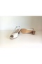 Genuine Leather 4 cm Heeled Sandals - 6