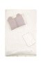 Tiny Bear Organic Cotton Muslin Children's Duvet Cover Set Ecru - 5