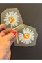 2 Pieces Iron-On Smiling Daisy Transfer Printing Arma 7X5 cm - 2