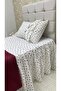 Single Person Elastic Sheet Set with Ruffle Skirt and Pique - 8