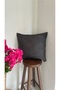 Black Glitter Living Room Throw Pillow Cover