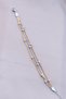 316L Anti-Tarnish Steel Silver Color Women's Bracelet with Ball Chain - 2