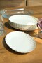Bone Luz Platinum Mesh Boat Plate 24X17Cm Bnlzf24Ky220 6 Pcs