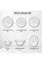 34 Pcs Opal ware Dinner ser Microwave Dishwasher Freezer safe - 2