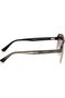 Unisex SPLF11 Sunglasses, Oro Rose' Lucido C/Parti Nero Semilucido, Size 61 - 4