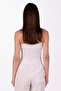 Women's Stretch Fabric Strapless Bodysuit - White - 5