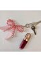 Pinkue Glass Bubble Cam Bead Charm / سلسلة المفاتيح / إكسسوار