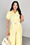 women's shirt collar belted wide-leg jumpsuit NBK4197 - 4