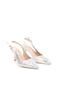 Pisagor Ps-32150 Women's 7 cm Open Back Evening Dress Stiletto Shoes