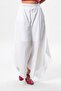 Güzide Şile Cloth Elastic Symmetrical Leg Summer Shalwar White Byz
