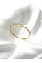 Xuping Dorik Model Zircon Stone Women's Handcuff Bracelet Gold Color - 7