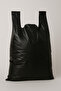 30X45 cm Black Medium Size Athlete Bag with Handle 5 Kilogram (Grocery Grocer Grocery Bag) - 4