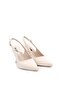 Pisagor Ps-32650 8.5 cm Heeled Women's Open Back Stiletto Shoes - 2