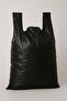 30X45 cm Black Medium Size Athlete Bag with Handle 5 Kilogram (Grocery Grocer Grocery Bag) - 2