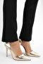 Women's Massy Gold Shiny Stiletto - 4