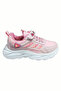 Light Pink Velcro Elastic Children's Sports Shoes Light Sole Comfortable - 2