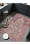 Kemal Collection Multicolored Ethnic Flower and Dot Detailed Pattern Woven Base Decorative Carpet Kemal64 - 3