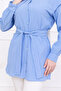 Hijab Shirt with Belted Epaulet Detail - 7