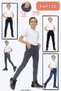 Boy's Denim Pants High Waist Straight Leg Casual Fit Unisex Jeans - 6