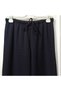 Women's Seersucker Fabric Crop Pants Suit with Side Drawstring Detail - 8